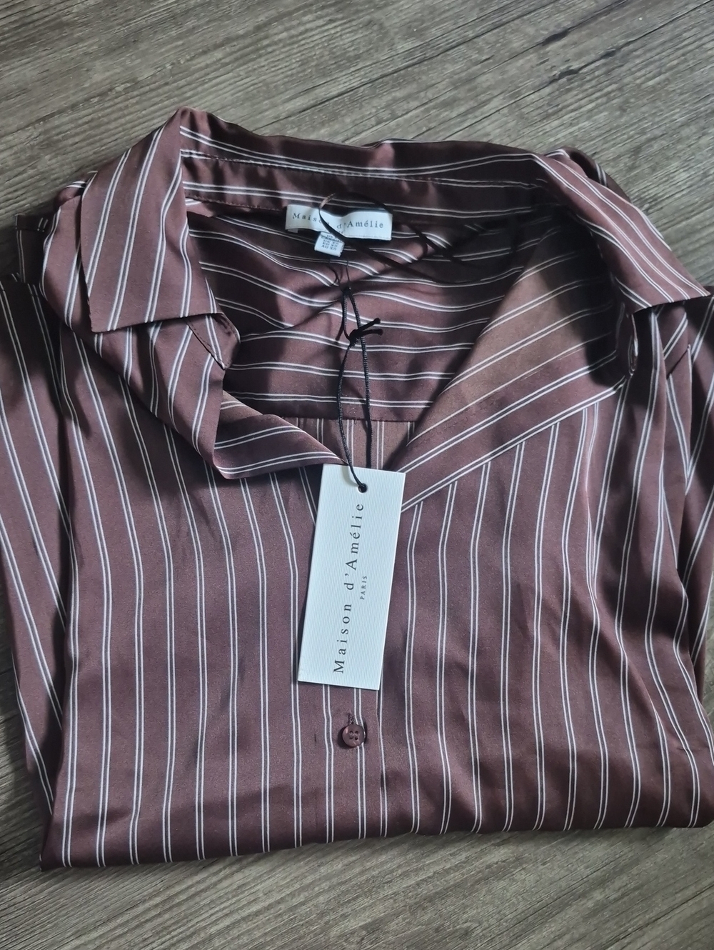 Maison d'Amélie Button-Up Blouse